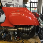 Marmitta serie Hp per motori 150cc